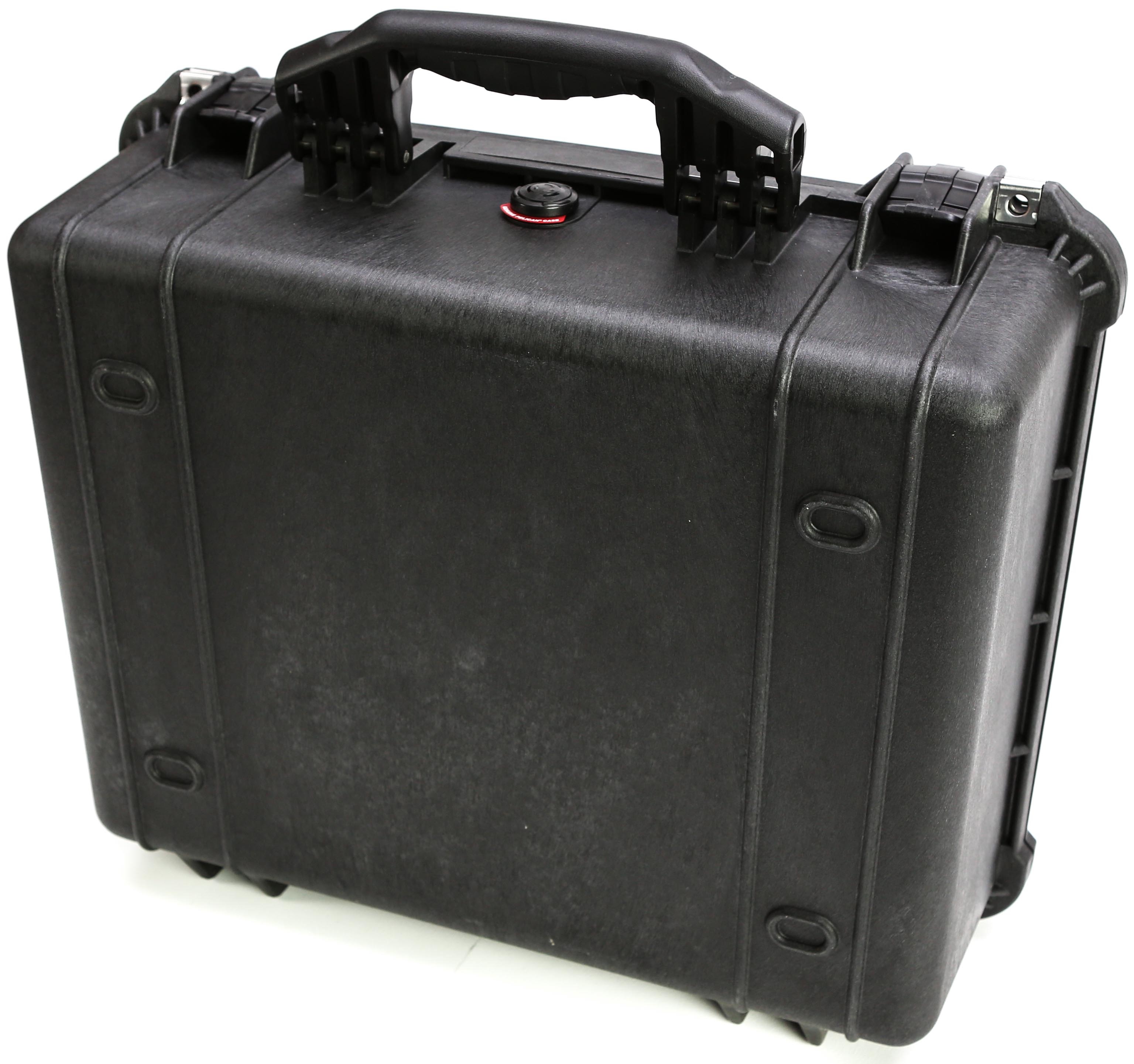 1550BK PELICAN PRODUCTS社 PELICAN 1550 黒 524×428×206 HD店 PELICAN 1550 CASE WITH FOAM - BLACK - Pelican Thailand