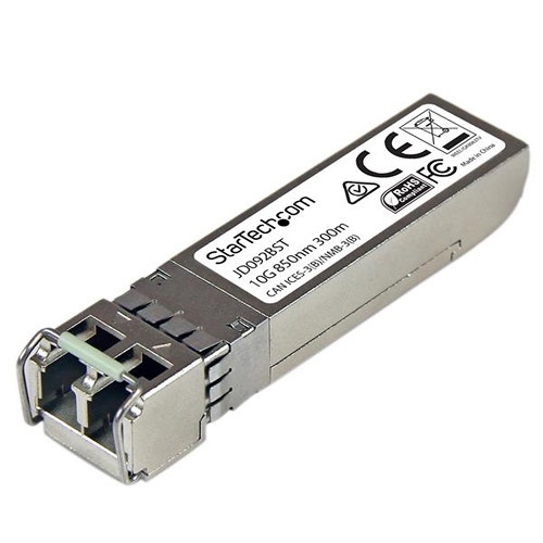 StarTech 10 Gigabit Fiber SFP+ MM LC with DDM Transceiver Module - HP JD092B Compatible