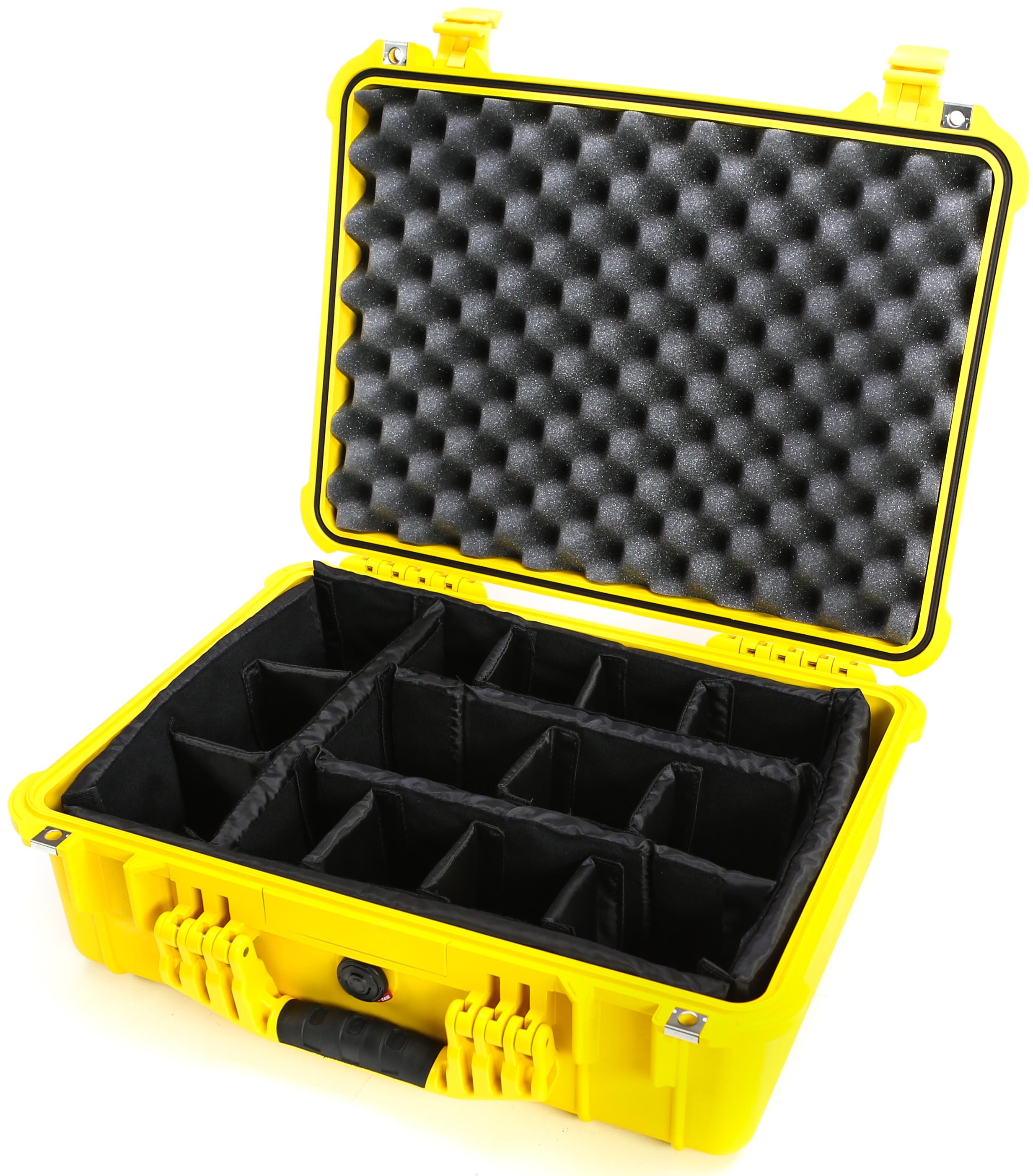 Pelican 1524 Case with Padded Dividers (Yellow)