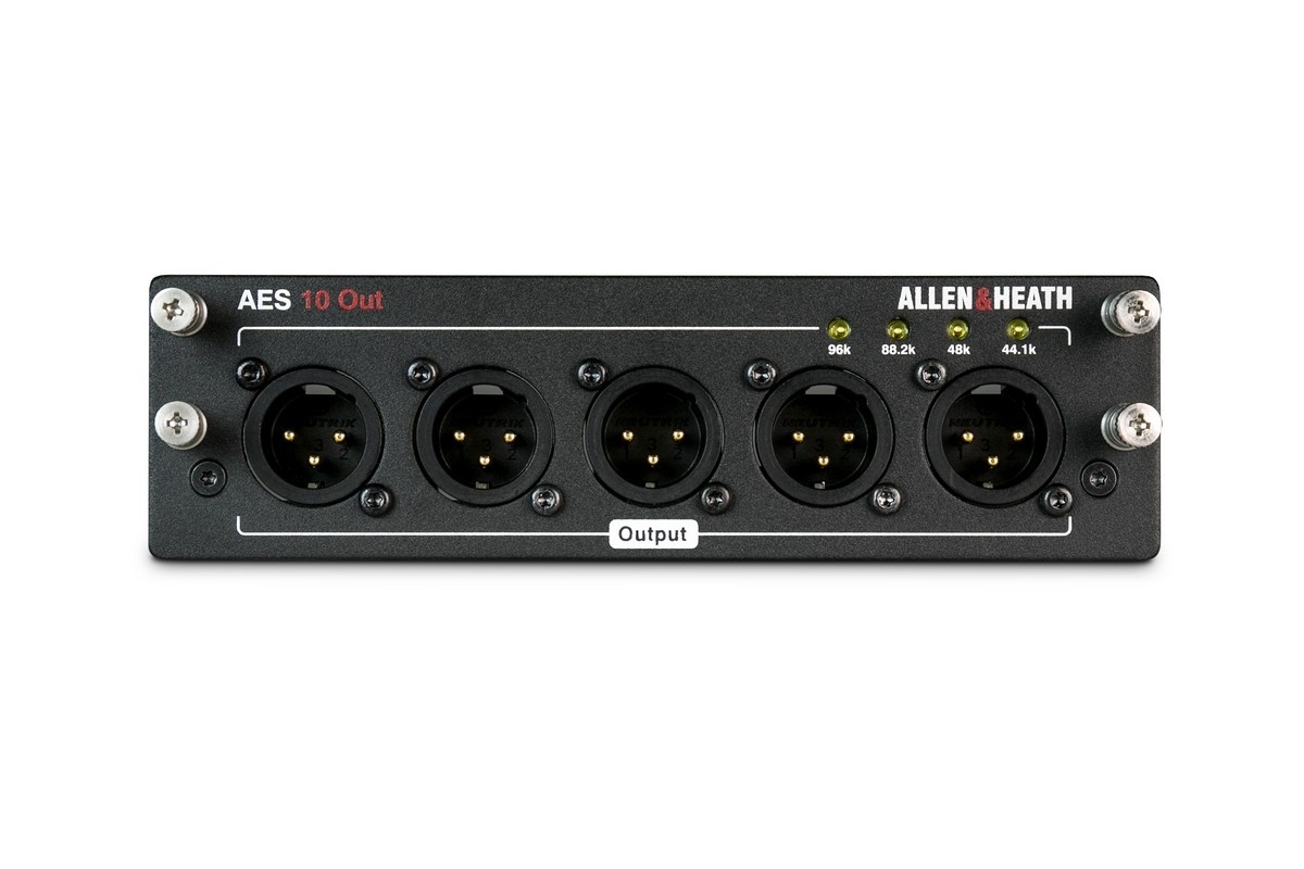 Allen & Heath DLAES10O dLive AES Audio Interface Card - 10 Out