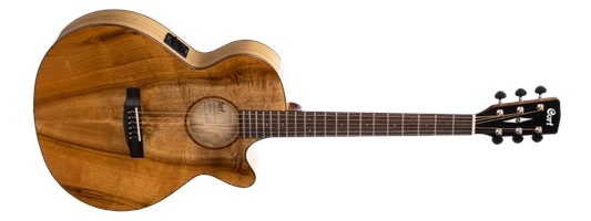 Cort SFX-Myrtlewood Acoustic-Electric Guitar with Guitar Bag (Natural Gloss)