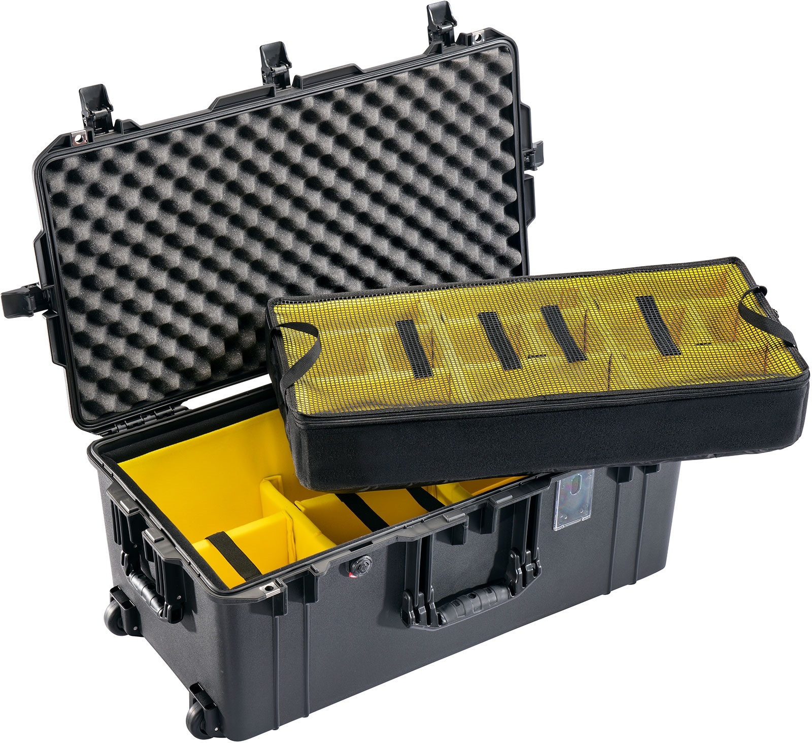 Pelican 1626 Air Case (Black, With Padded Dividers)
