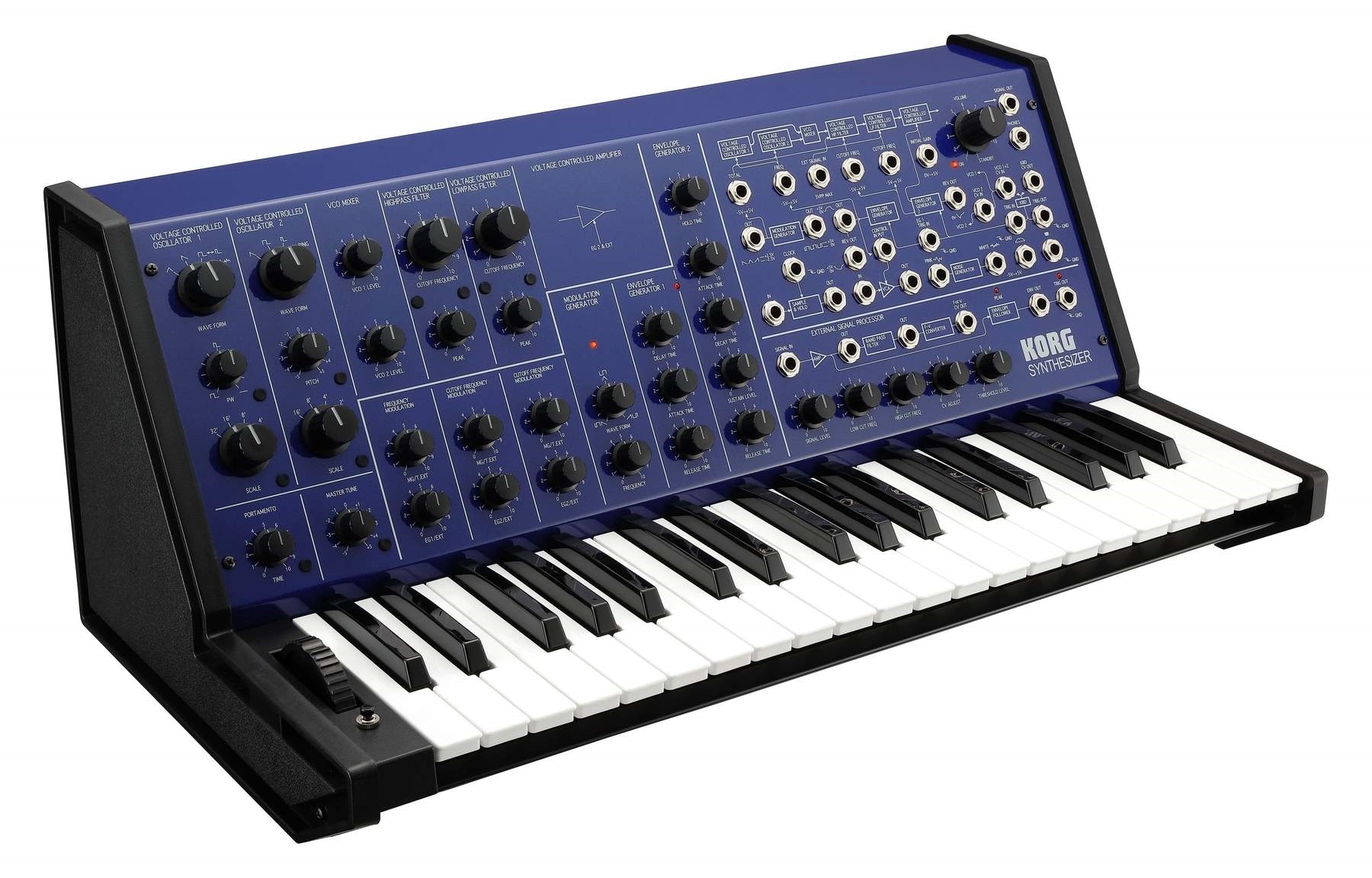 Korg MS-20 FS Monophonic Analog Synthesiser (Blue)