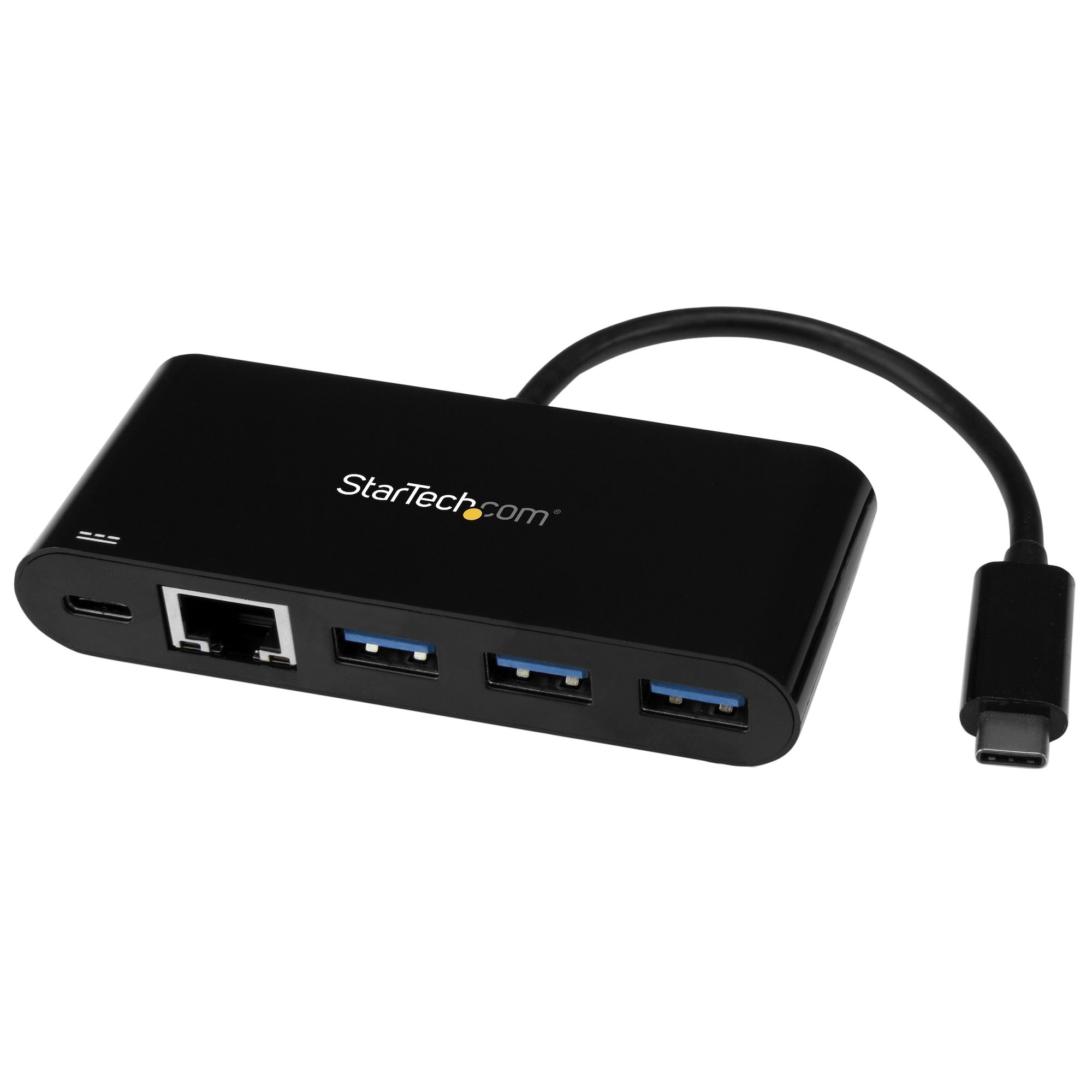 StarTech USB-C to GbE Adapter w/ 3-Port USB Hub