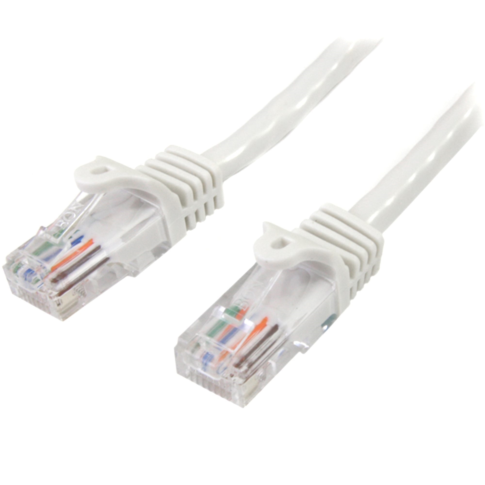 StarTech Snagless Cat5e Patch Cable (White, 10m)