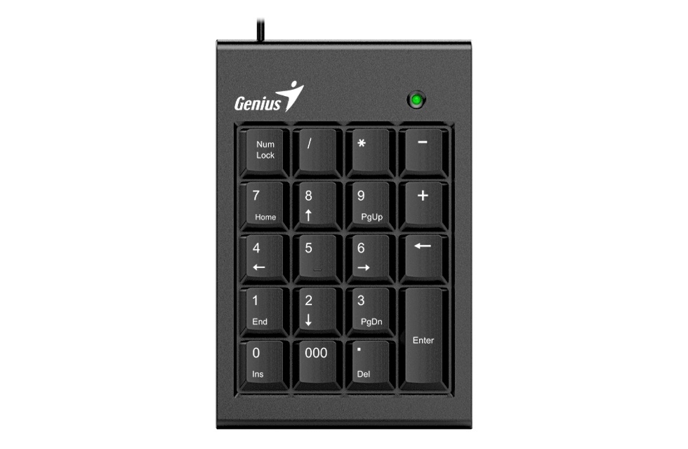 Genius Numpad 100 Wired USB Numeric Keypad (Black)