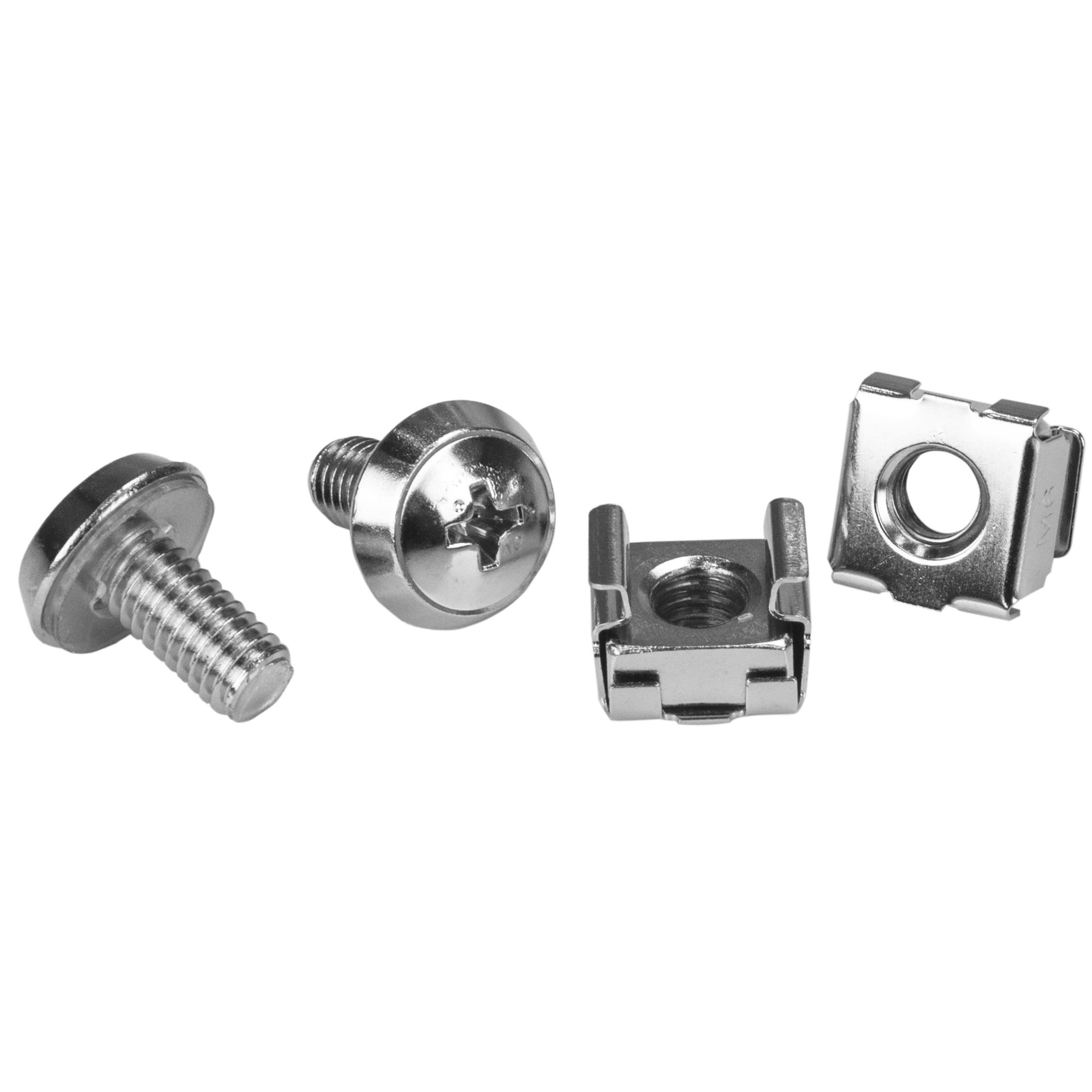 StarTech M6 Rack Screws and Cage Nuts (20 Pack)