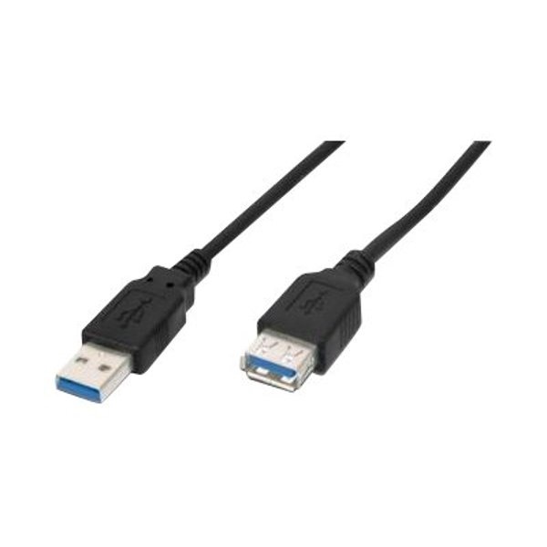 Digitus USB 3.0 Type A (M) to USB Type A (F) Extension Cable (1m)