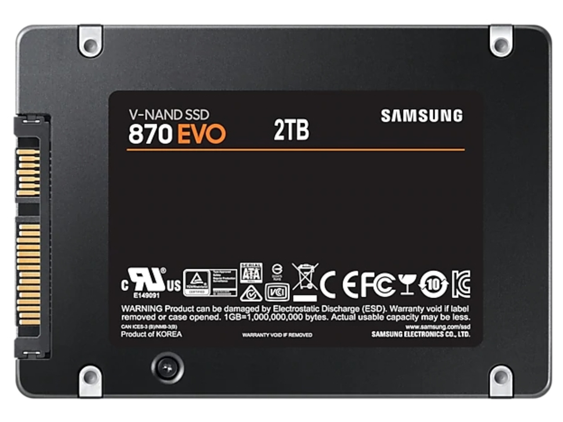 Samsung 2TB 870 EVO SATA III 2.5