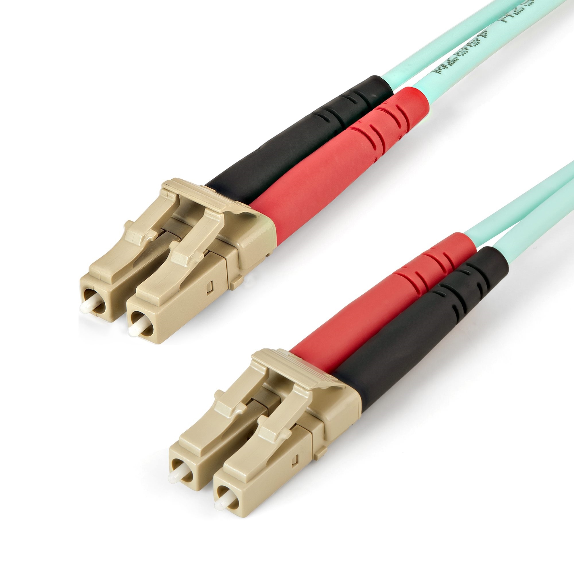 StarTech Aqua MM 50/125 OM4 Fiber Optic Cable (1m, Aqua)
