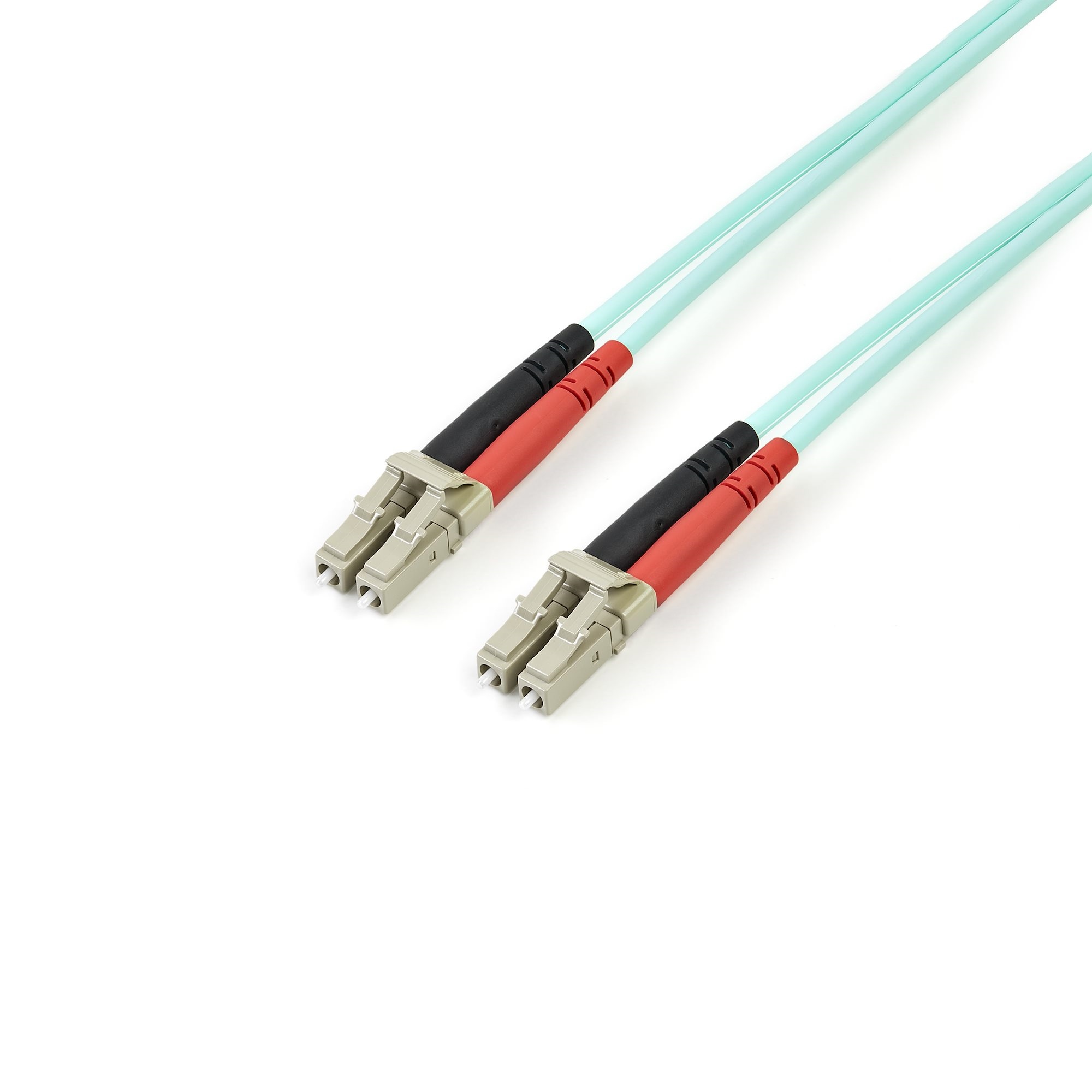 StarTech Aqua MM 50/125 OM4 Fiber Optic Cable (3m, Aqua)
