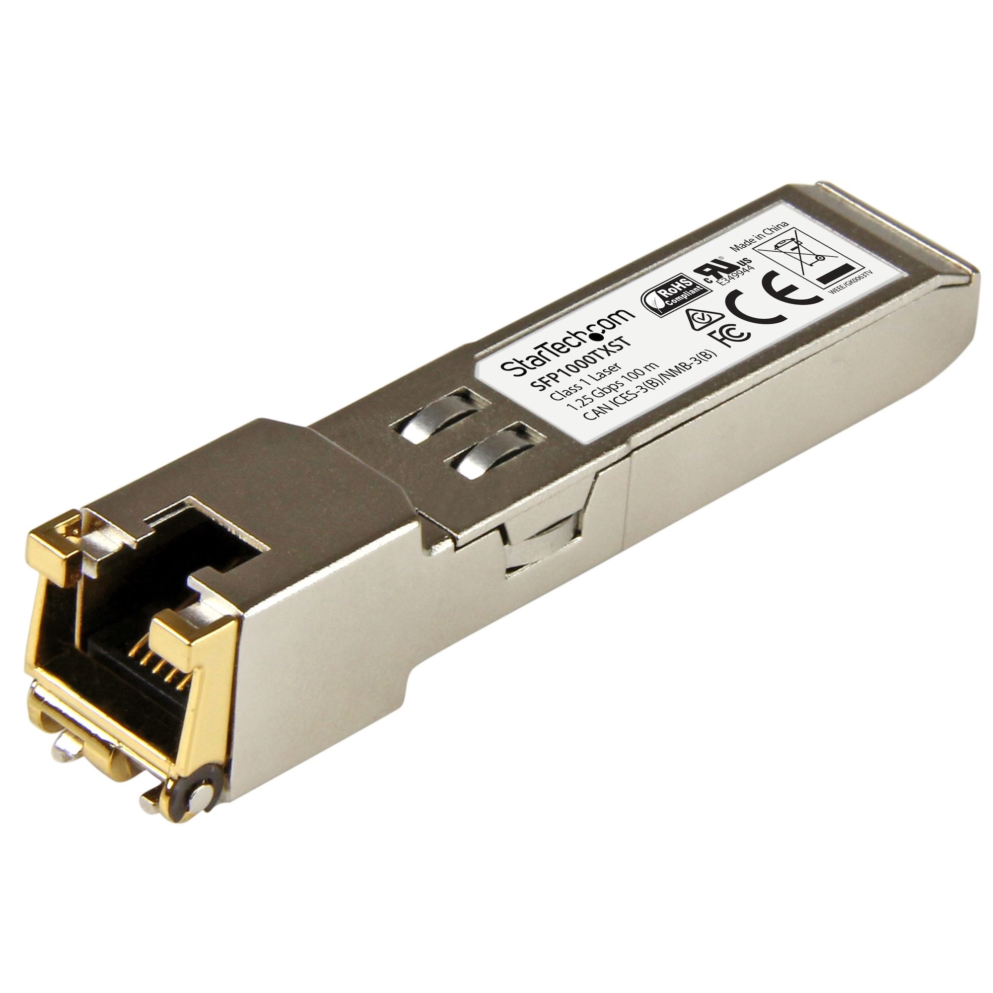 StarTech MSA Compliant 1000Base-TX SFP - Copper