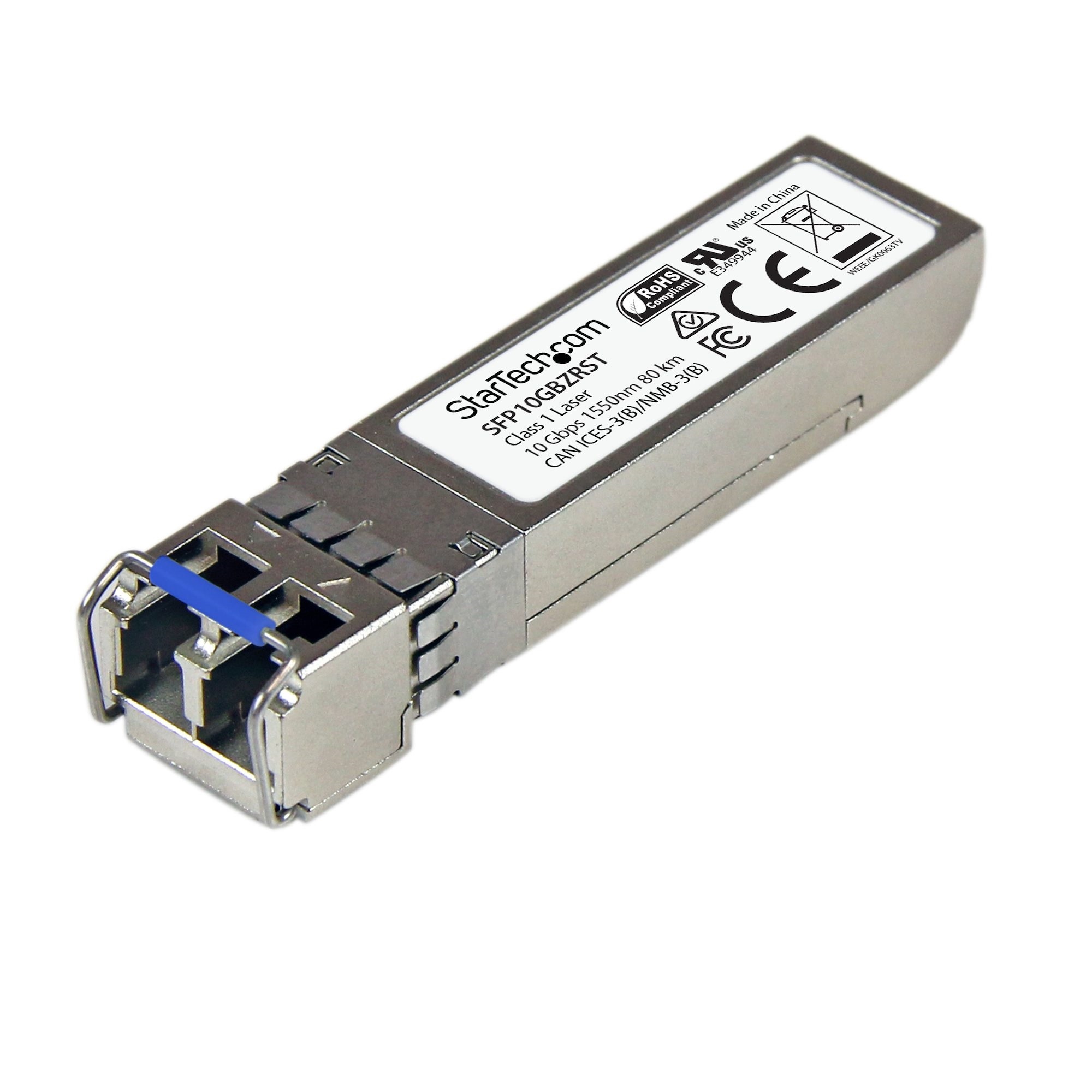 StarTech MSA Compliant 10GBase-ZR SFP+ - SM 80 km