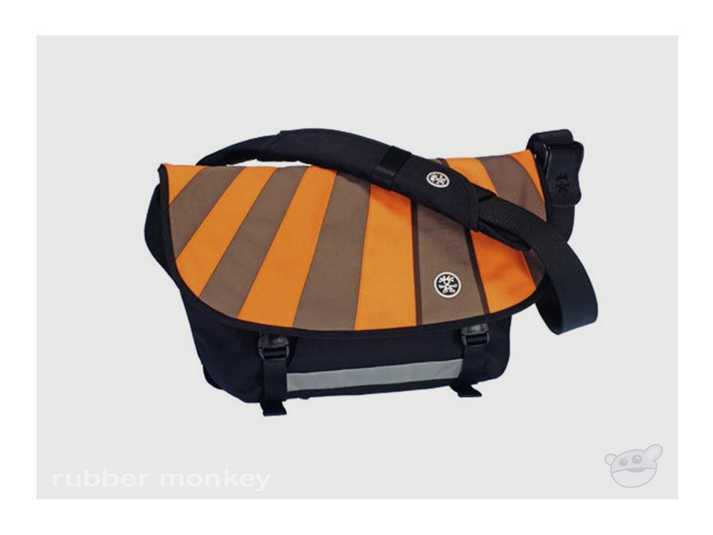 Crumpler The Barney Rustle Blanket - Black Light Brown and Orange