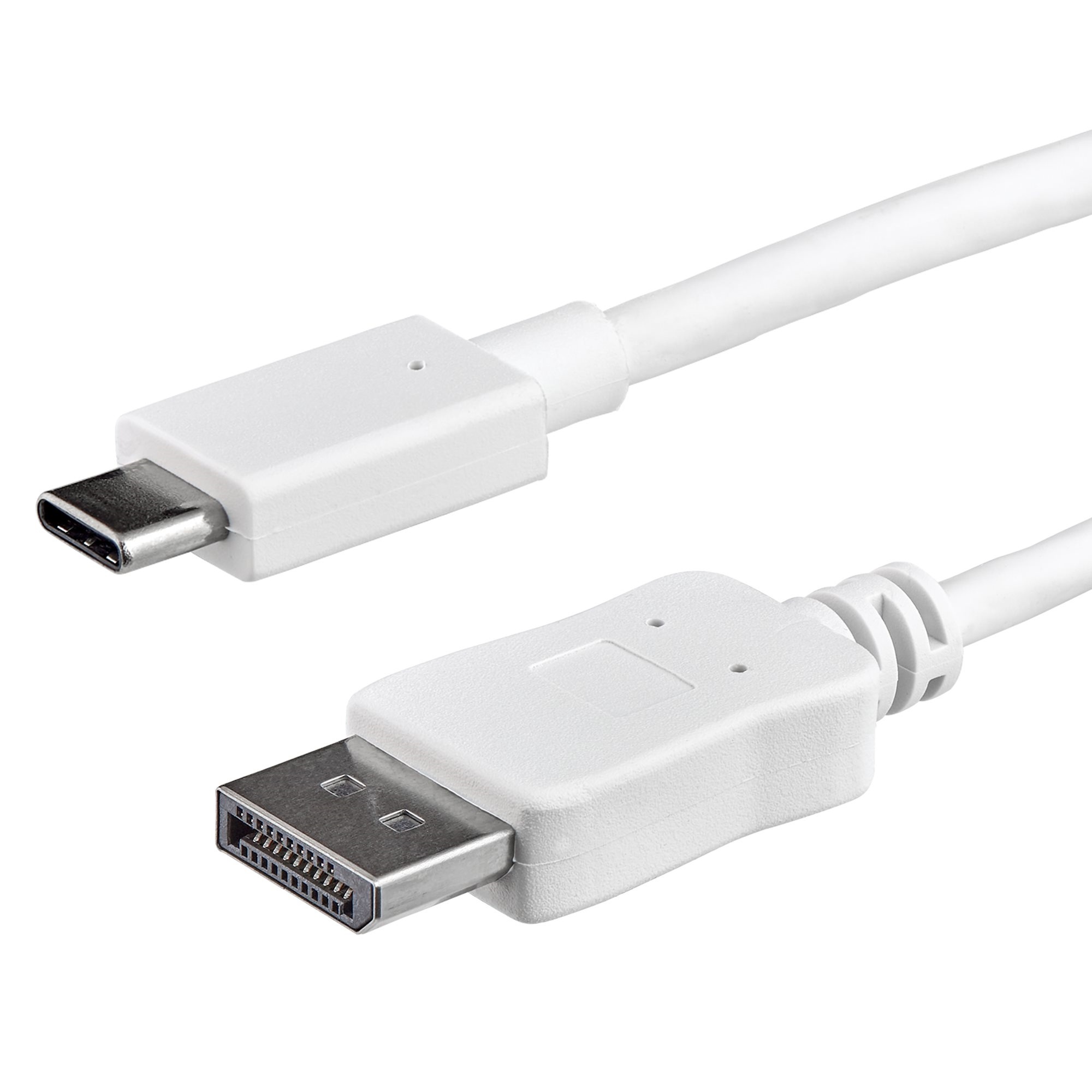 StarTech USB C to DisplayPort Cable - 4K 60Hz (1m, White)