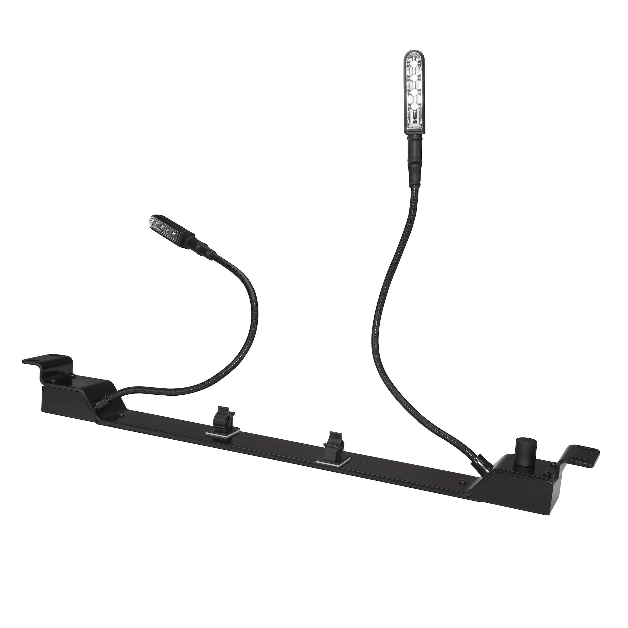 StarTech 1U 19" Rack Mount Light Panel  with Dimmable LED and Flexible Gooseneck Arms