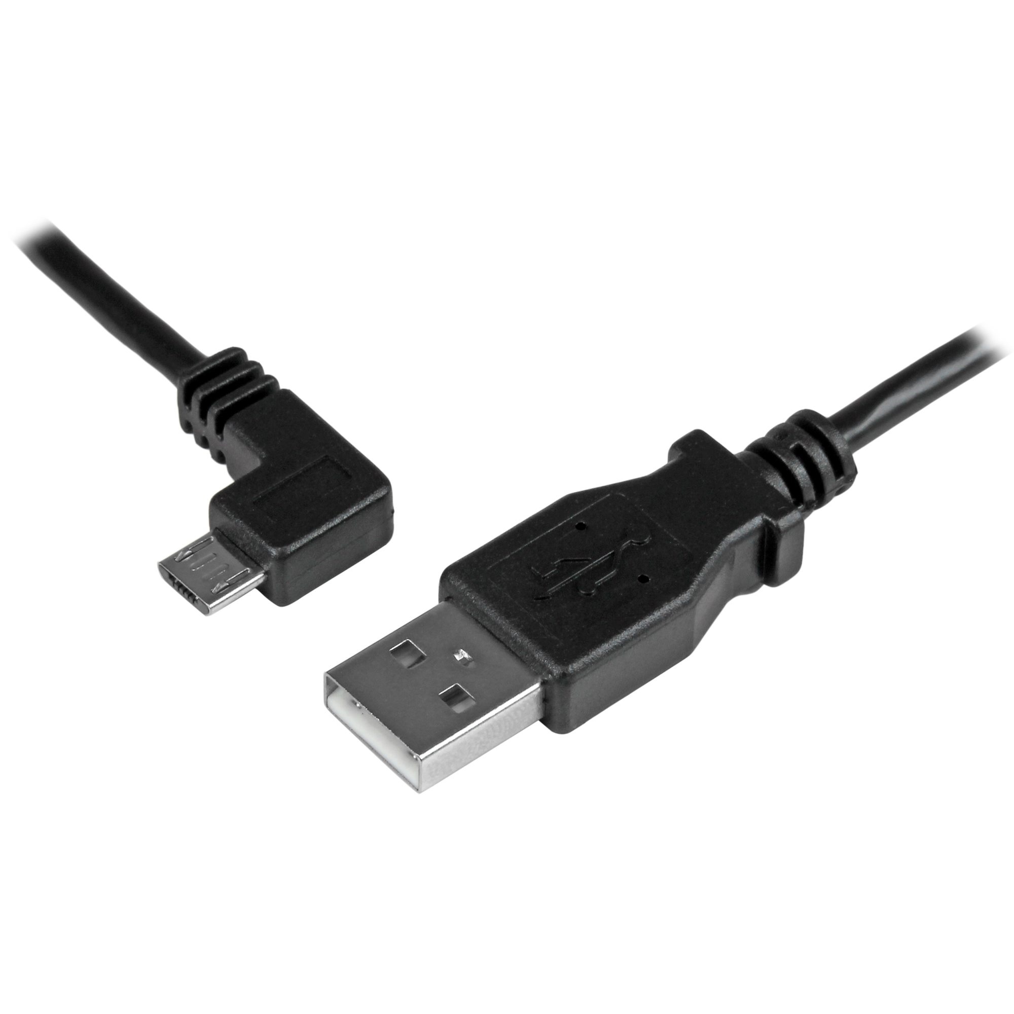 StarTech Left Angle Micro USB Cable - 24AWG (0.5m)