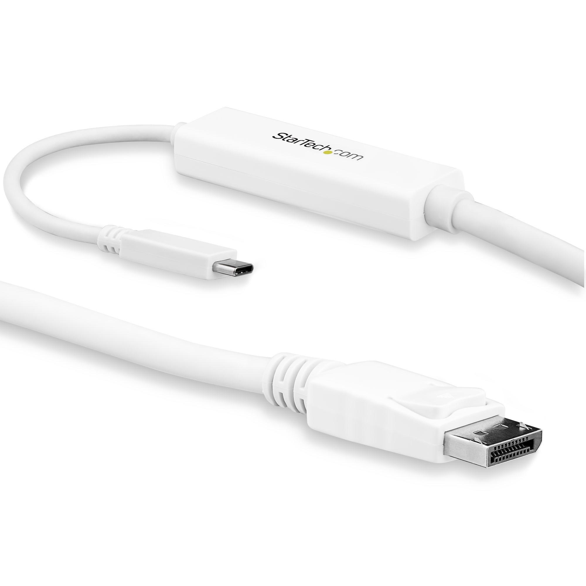 StarTech USB C to DisplayPort Cable - 4K 60Hz (3m, White)