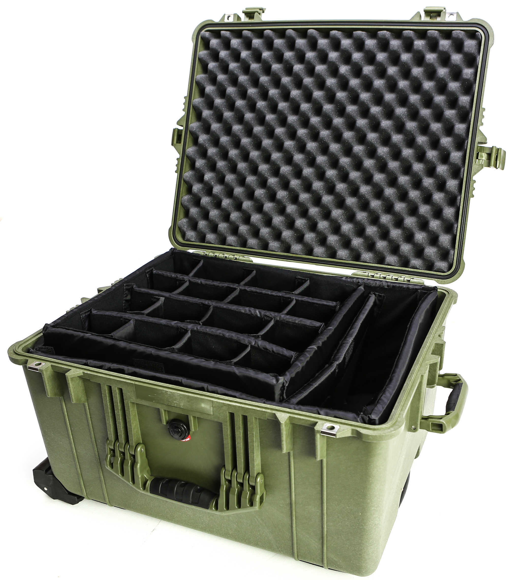 Pelican 1624 case With padded Dividers (Olive Drab Green)