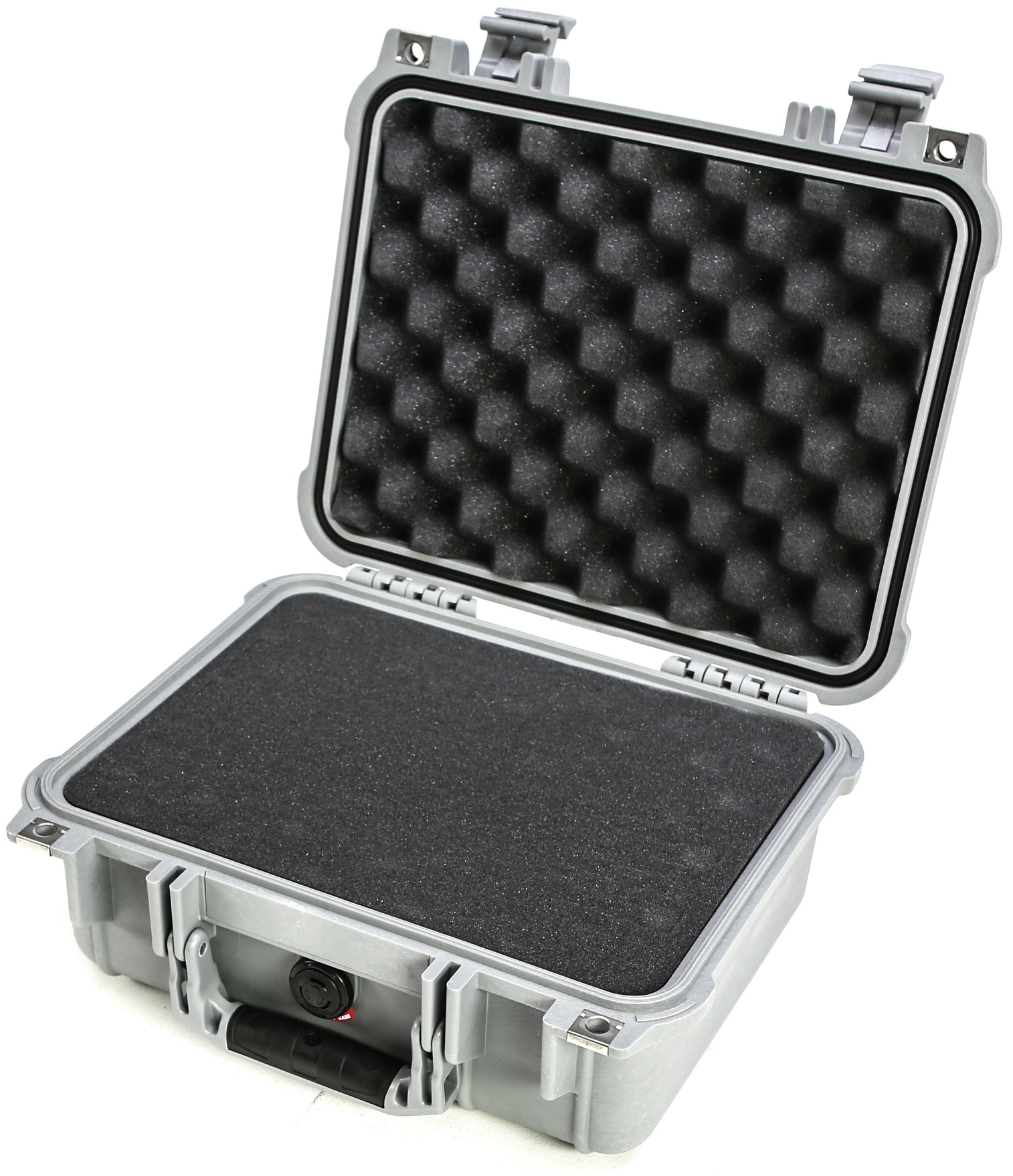 Pelican 1400 Case (Silver, With Foam)