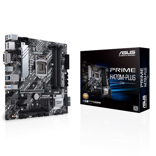 ASUS Prime H470M-Plus/CSM mATX LGA1200 Motherboard