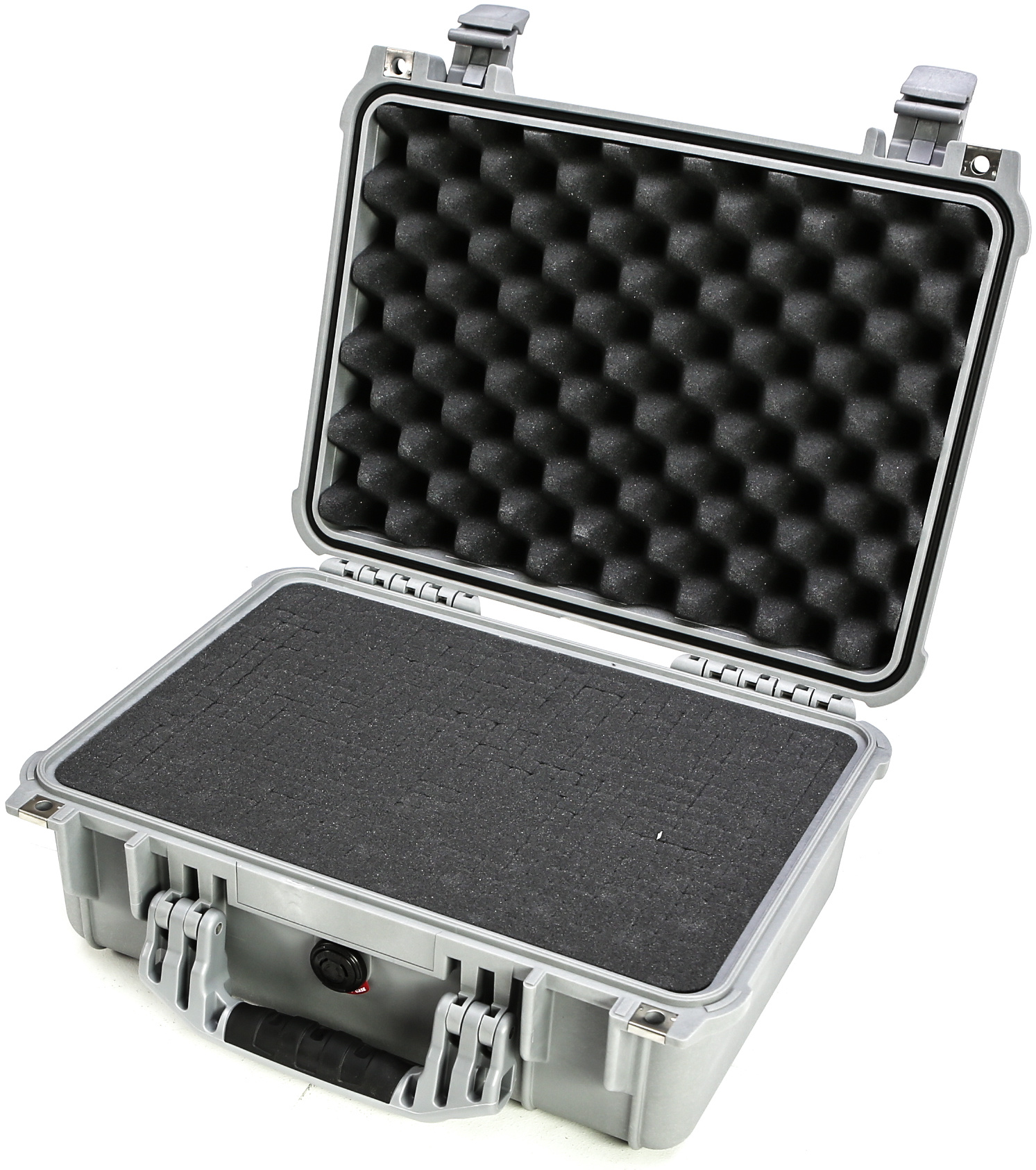 Pelican 1450 Case (Silver, With Foam)