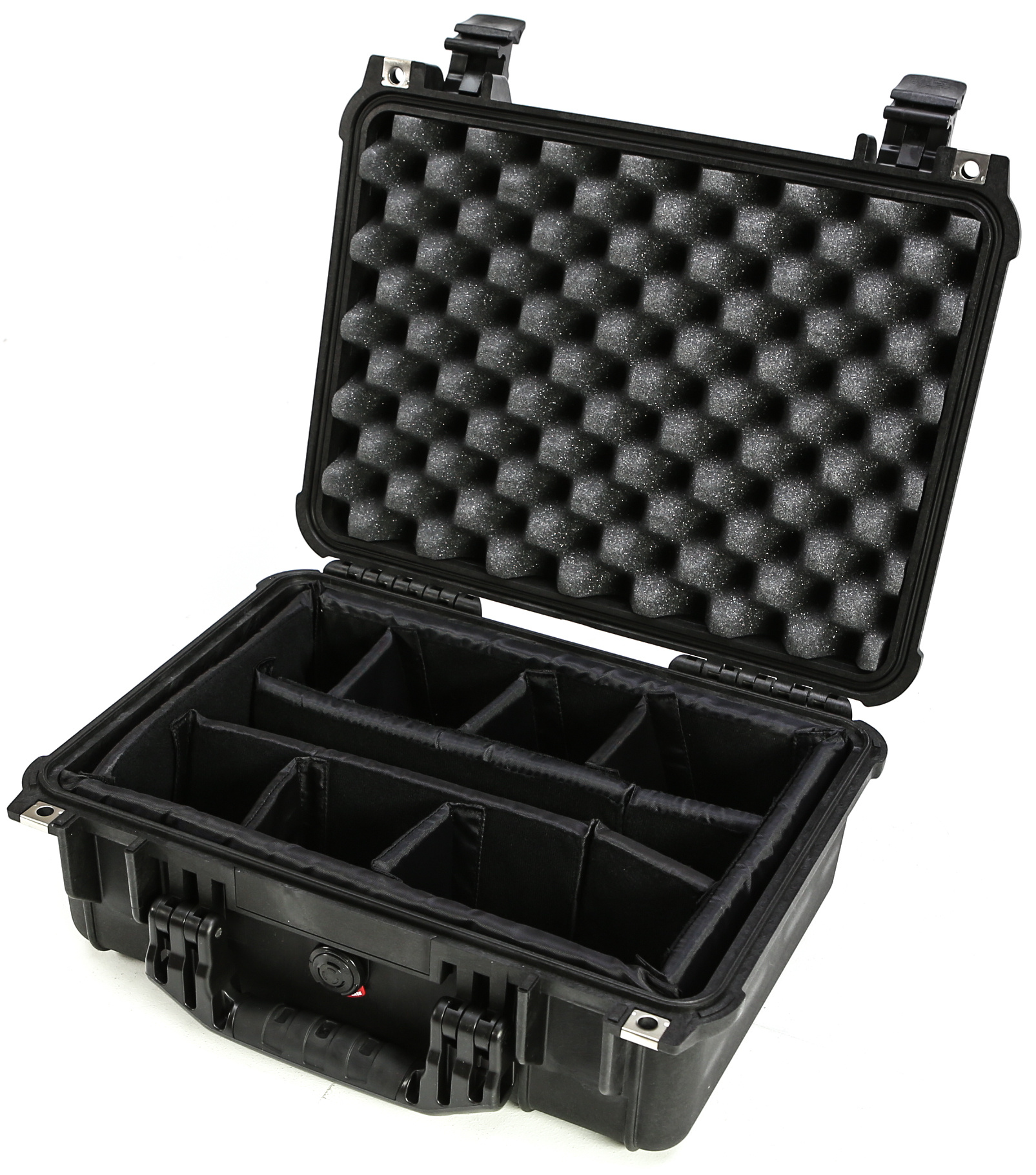 Pelican 1454 Case (Black, With Padded Dividers)