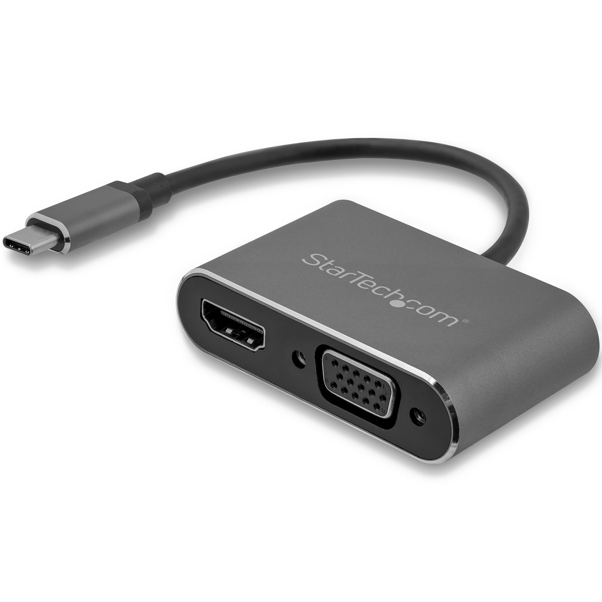 StarTech USB-C to VGA and HDMI Adapter (Space Gray)