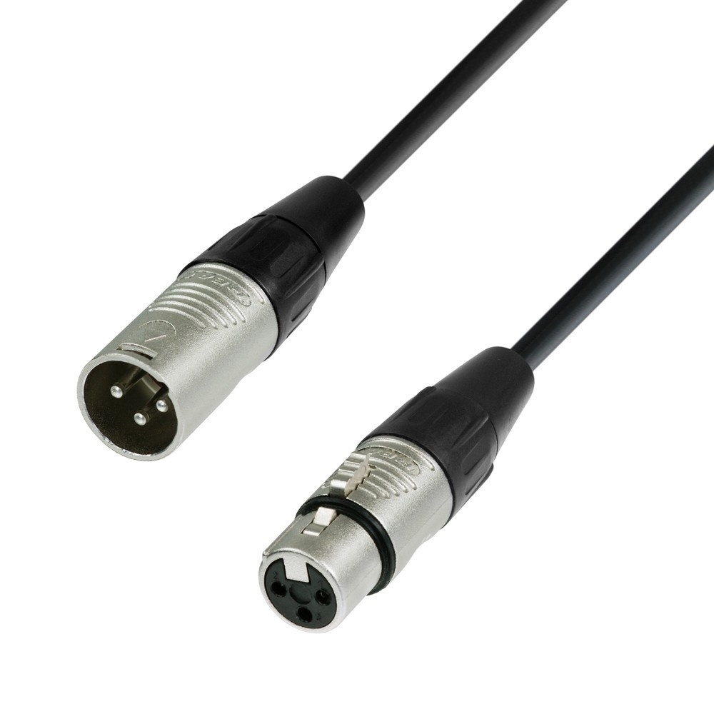 Adam Hall REAN XLR Male to XLR Female Microphone Cable (1m)