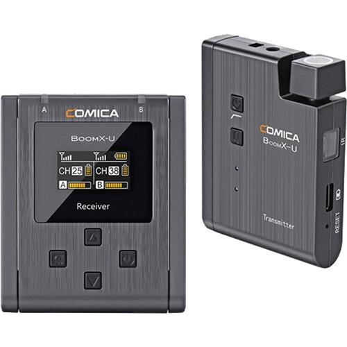 Comica Audio BoomX-U U1 Compact Wireless Microphone System for Mirrorless/DSLR Cameras