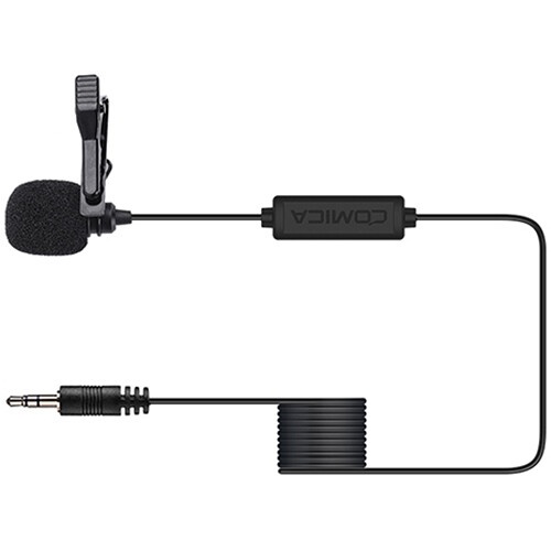 Comica Audio CVM-V01CP Omnidirectional Lavalier Microphone for Mirrorless/DSLR (4.5m Cable)
