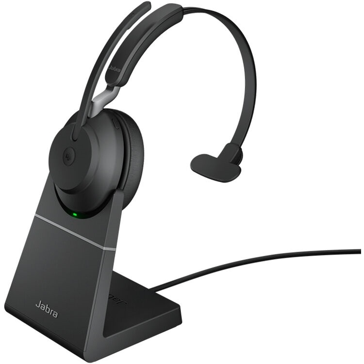 Jabra Evolve2 65 Mono Wireless On-Ear Headset (Unified Communication, USB Type-C)