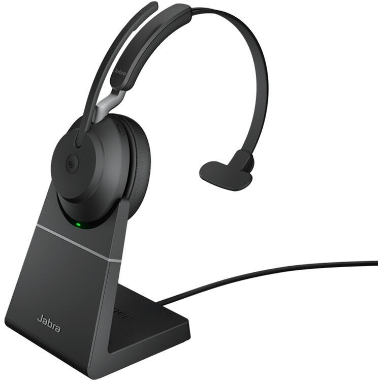 Jabra Evolve2 65 Mono Wireless On-Ear Headset (Unified Communication, USB Type-A)