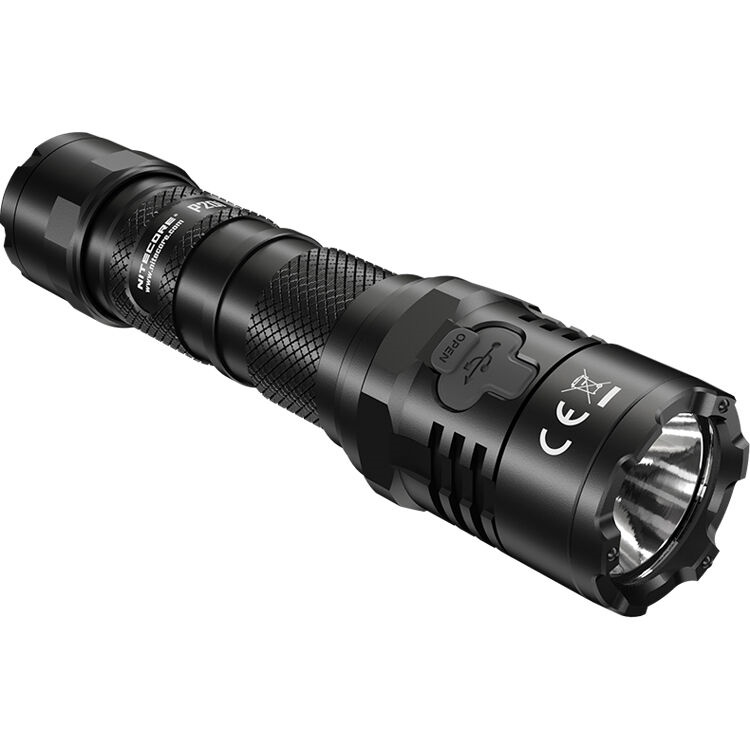 Nitecore P20i Rechargeable Tactical LED Flashlight with Ceramic-Tipped Strike Bezel