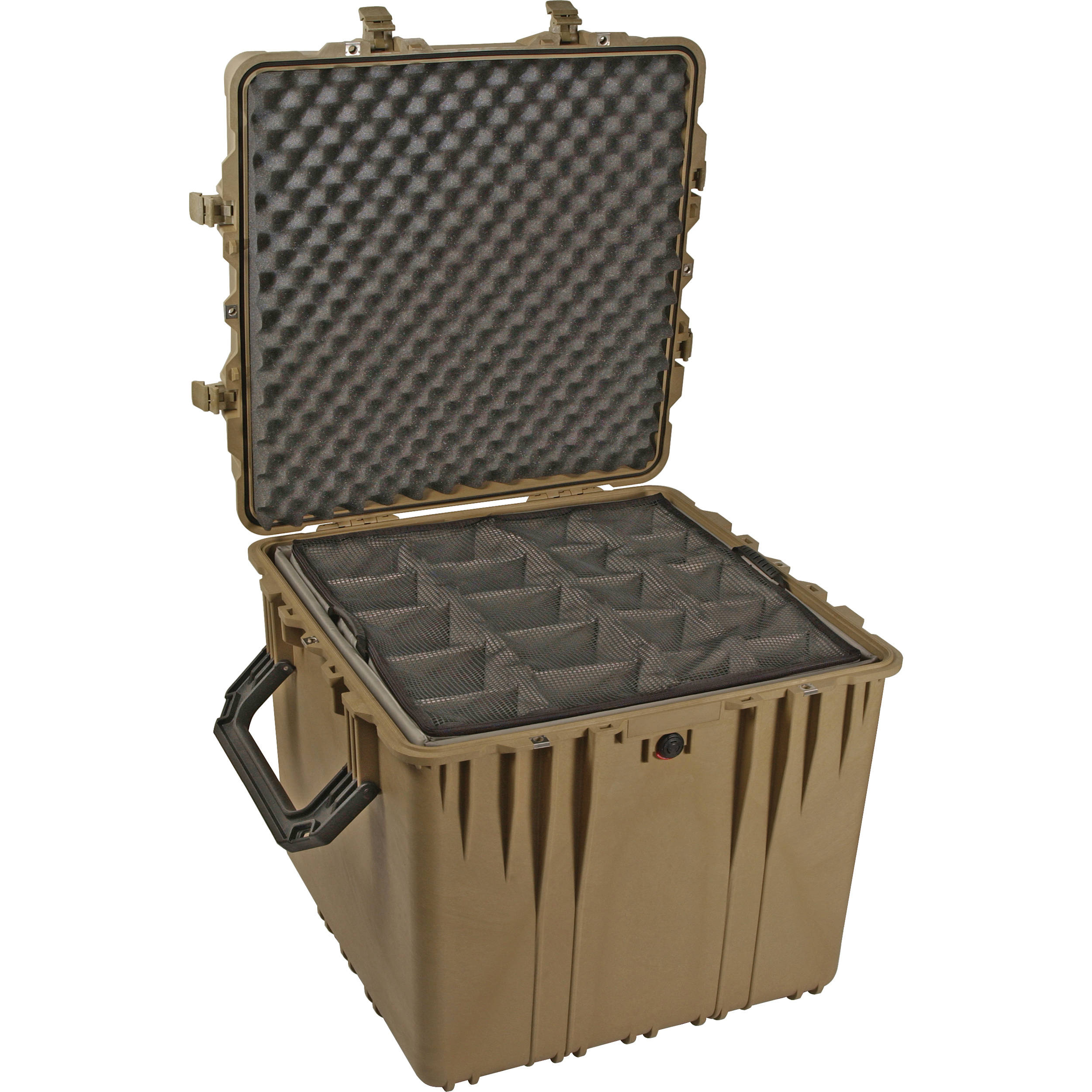 Pelican 0340 Cube Case with Padded Dividers (Desert Tan)