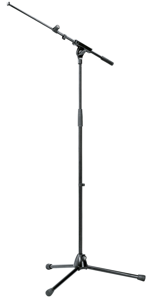 K&M Microphone Boom Stand (Soft Touch Black)