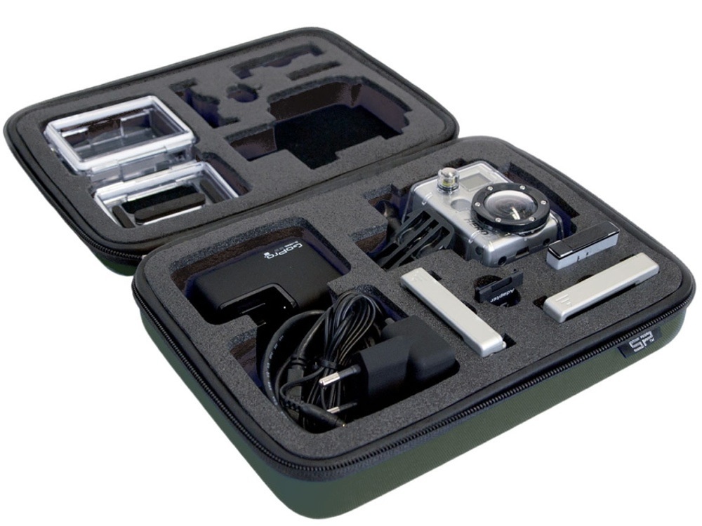 SP POV Case small - GoPro Edition Olive