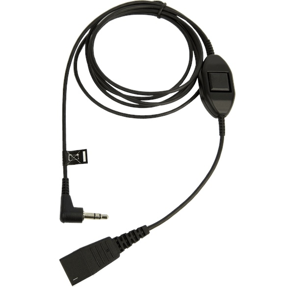 Jabra Quick Disconnect (QD) to 3.5 mm Jack Cord for Alcatel