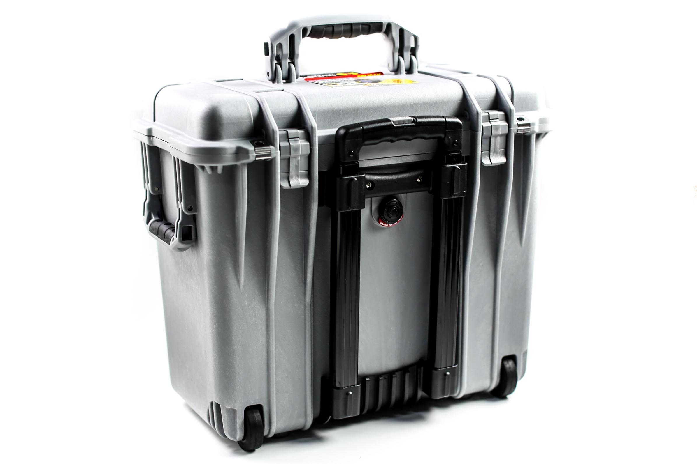 Pelican 1447 Top Loader Case with Office Dividers (Silver)