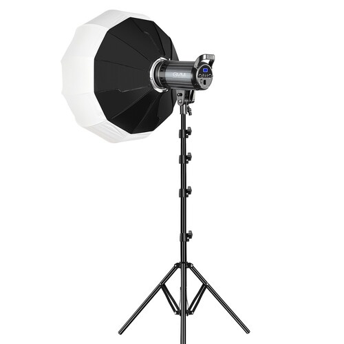 GVM G100W Bi-Colour LED Video Light with Lantern Softbox