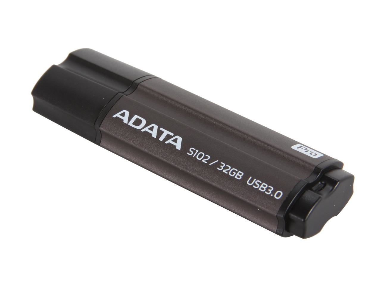 ADATA S102 Pro Advanced USB 3.2 Flash Drive (32GB, Grey)