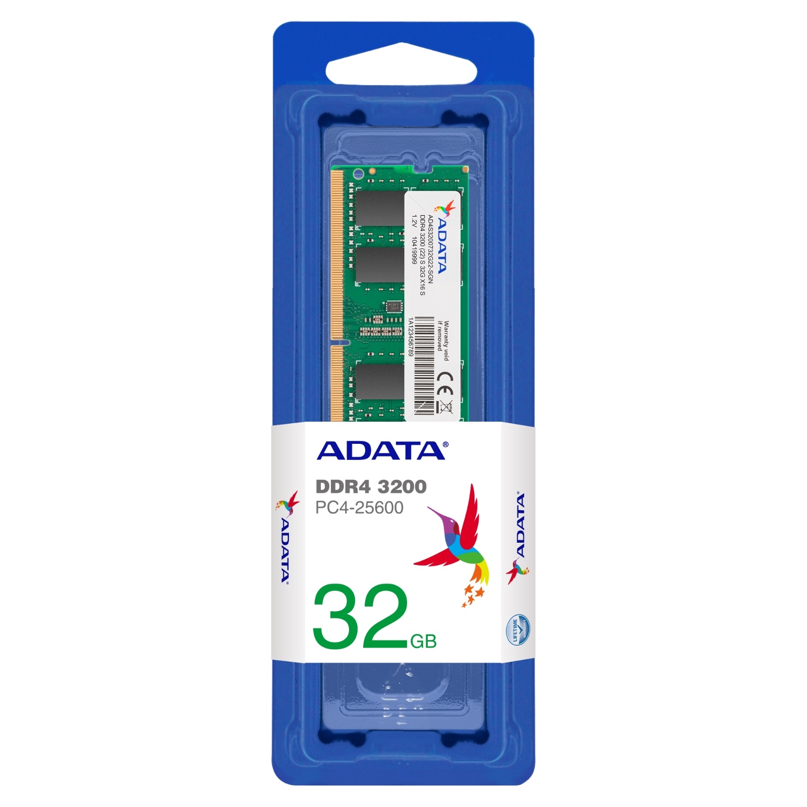ADATA DDR4-3200 2048x8 SODIMM Laptop RAM (32GB)