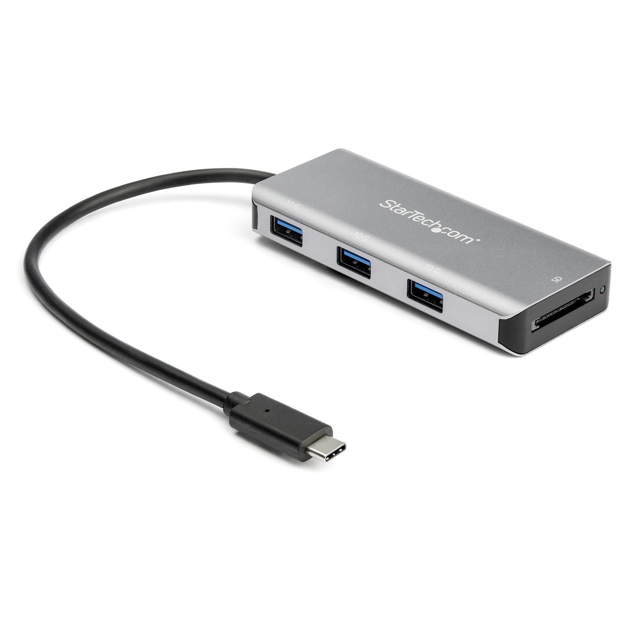 Startech USB-C Hub - 3port - 3x USBA & SD Reader