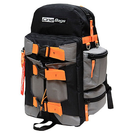 Cinebags DSLR / HD Backpack - Grey and Orange