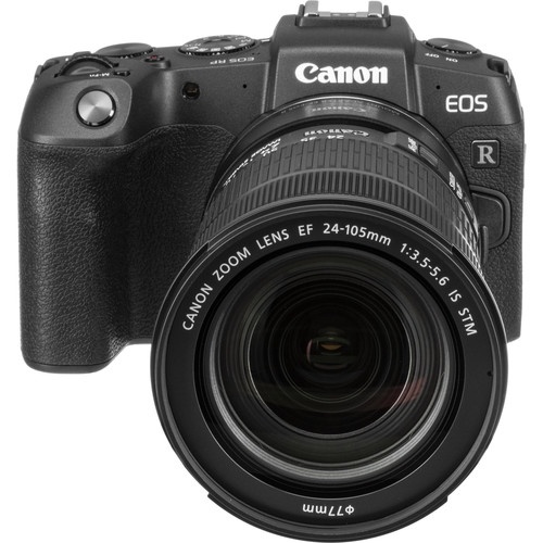 Canon EOS RP with RF 24-105 IS STM Lens and Adapter