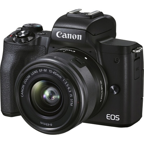 Canon EOS M50 Mark II Mirrorless Camera with EF-M 15-45mm f/3.5-6.3 IS STM Lens