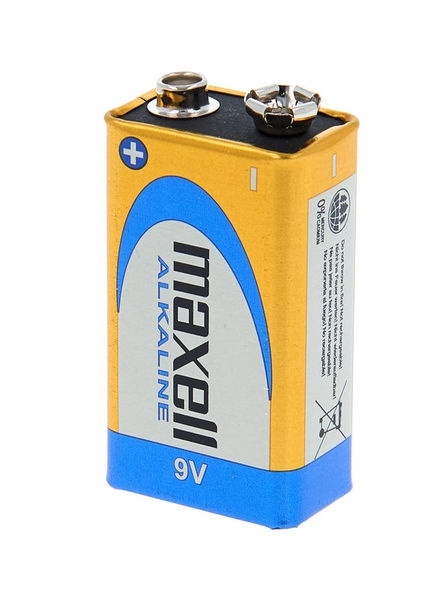 Maxell Alkaline 9V Battery (1 Piece)