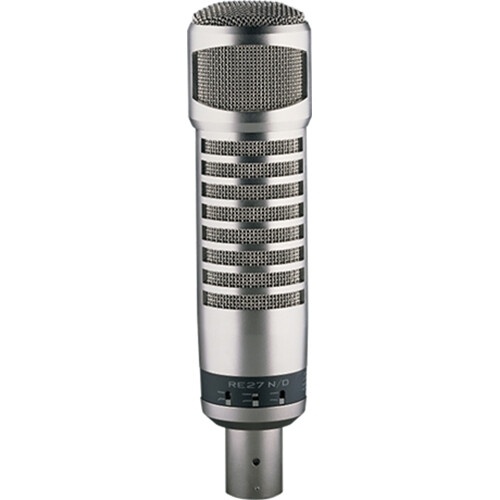 Electro-Voice RE27N/D Broadcast Announcer Microphone with Variable-D and Neodymium Capsule