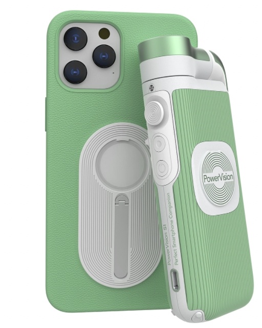 PowerVision S1 Gimbal with Phone Case (Apple Green)