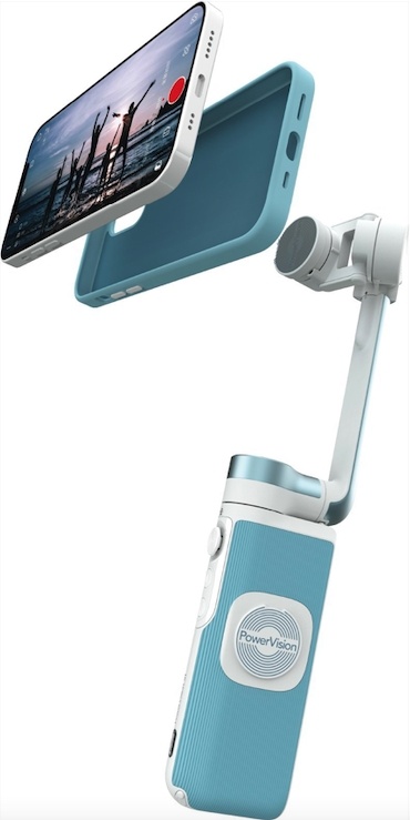 PowerVision S1 Gimbal with Phone Case (Sky Blue)